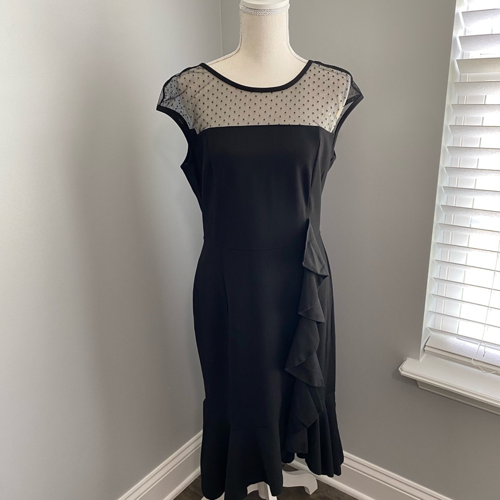 Black evening dress